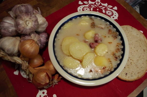 Zalewajka z rogowa talarki