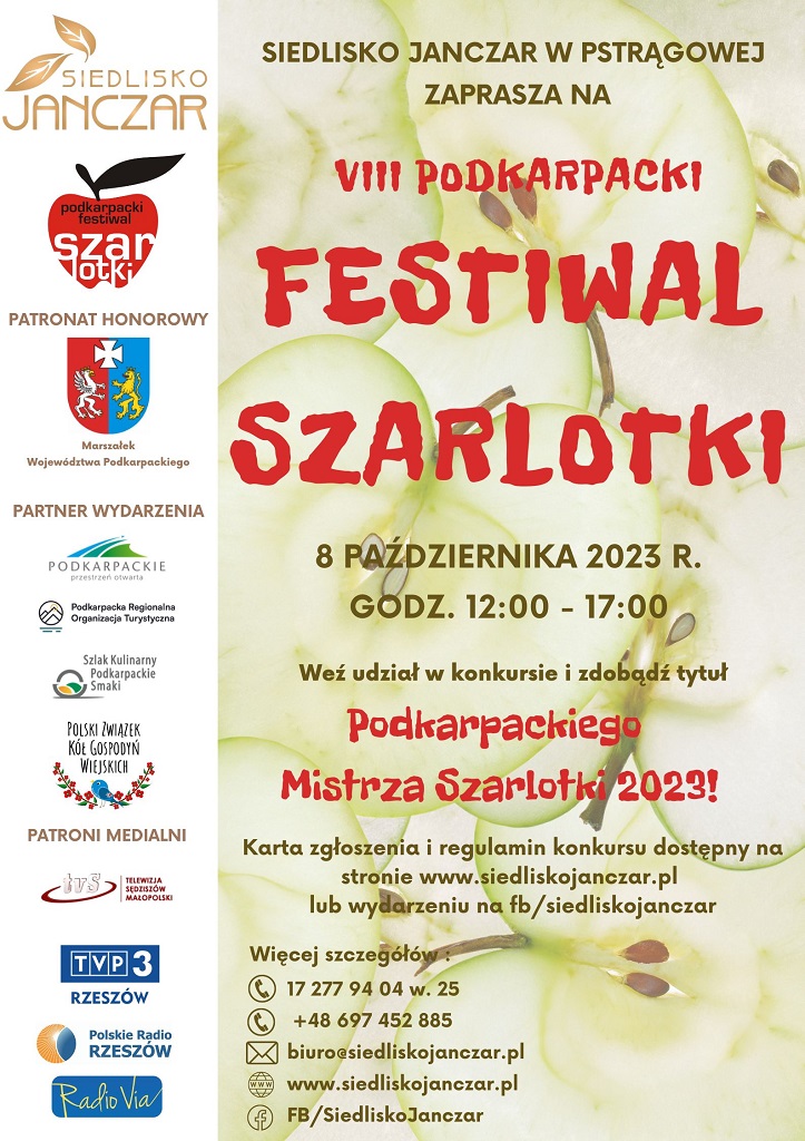 Plakat szarlotka 2023