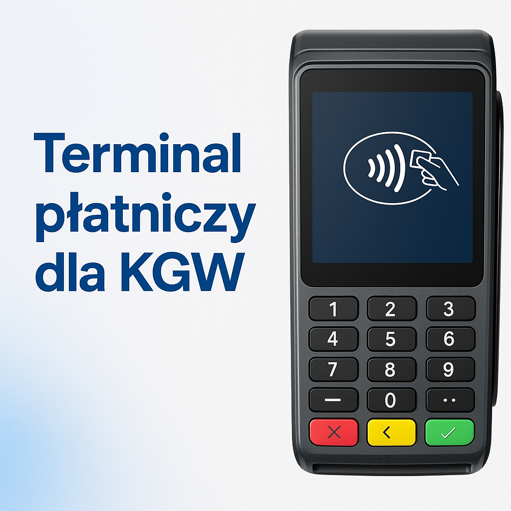 Terminal płatniczy dla kgw