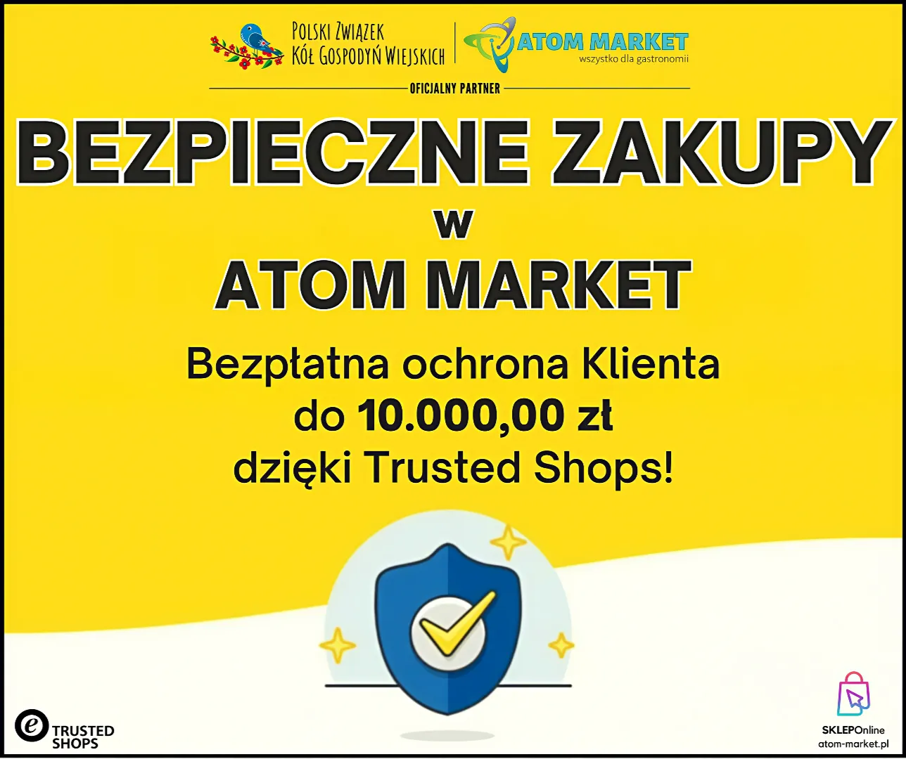 Atom market ochrona kupującego trusted shops zabezpieczenie zakupów